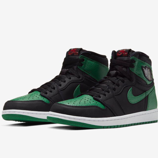 スニーカーNIKE AIR JORDAN 1 RETRO HI OG PINEGREEN