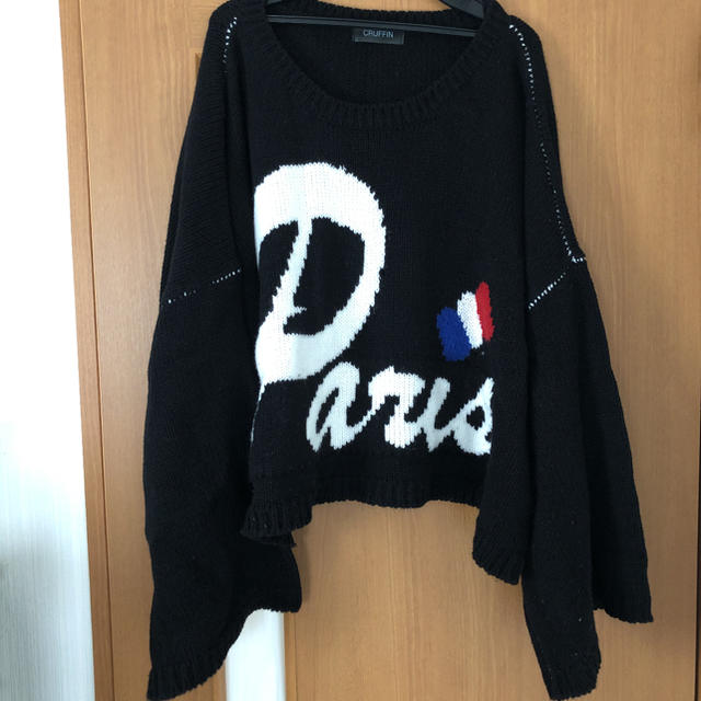 Paris Knit Sweater ( black ) cruffin