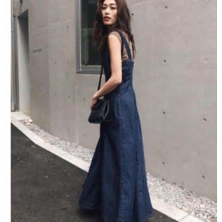 マウジー(moussy)のMOUSSY  ❤︎ DENIM LONG DRESS(ロングワンピース/マキシワンピース)