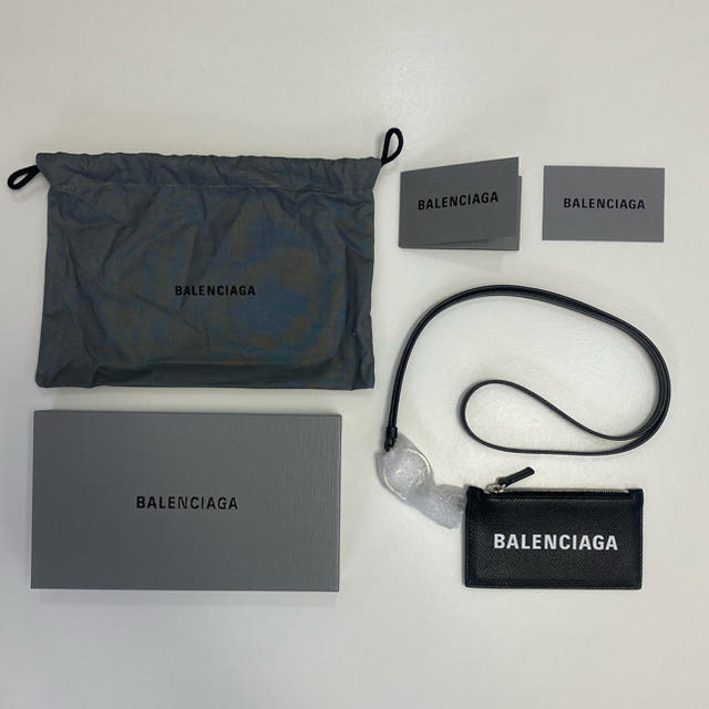 BALENCIAGA キーリング付きキャッシュカードケース