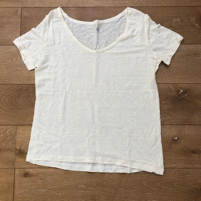 PETIT BATEAU(プチバトー)のプチバトー　レディース リネンTシャツ レディースのトップス(Tシャツ(半袖/袖なし))の商品写真