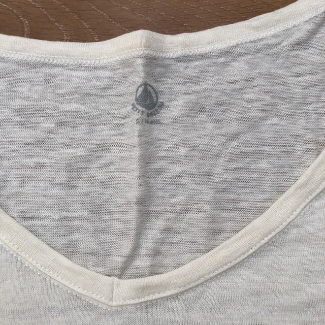 PETIT BATEAU(プチバトー)のプチバトー　レディース リネンTシャツ レディースのトップス(Tシャツ(半袖/袖なし))の商品写真