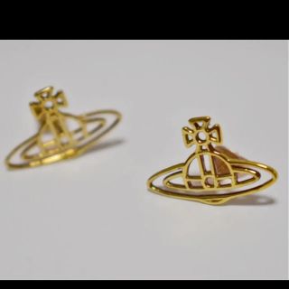 Vivienne Westwood - ピアス 両耳 シンライン ゴールド オーブ 美品