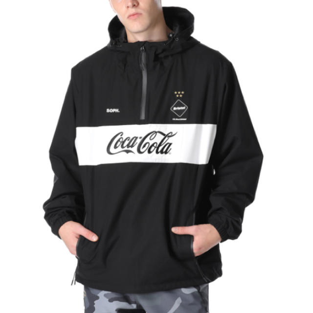 F.C.R.B.(エフシーアールビー)のCOCA-COLA HALF ZIP ANORAK コカコーラ　アノラック メンズのジャケット/アウター(ナイロンジャケット)の商品写真