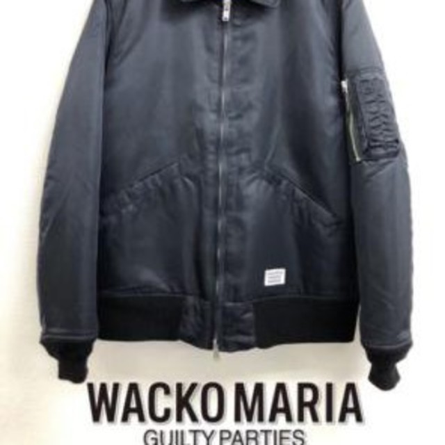 WACKOMARIA ワコマリア MA-1 フライト ジャケット  XL BLK