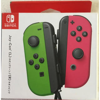 ニンテンドースイッチ(Nintendo Switch)のJoy-Con (L)ネオグリーン/(R)ネオンピンク switch(その他)