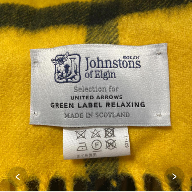 Johnstons(ジョンストンズ)のJOHNSTONS  チェックストール 19AW レディースのファッション小物(マフラー/ショール)の商品写真