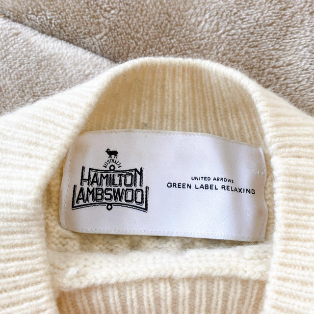 UNITED ARROWS green label relaxing(ユナイテッドアローズグリーンレーベルリラクシング)の【green label relaxing】Hamilton コラボニット レディースのトップス(ニット/セーター)の商品写真