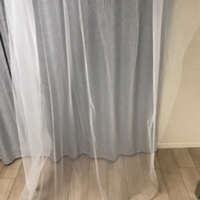 ウェディングベール　ベール　ロングベール　240センチ レディースのフォーマル/ドレス(ウェディングドレス)の商品写真