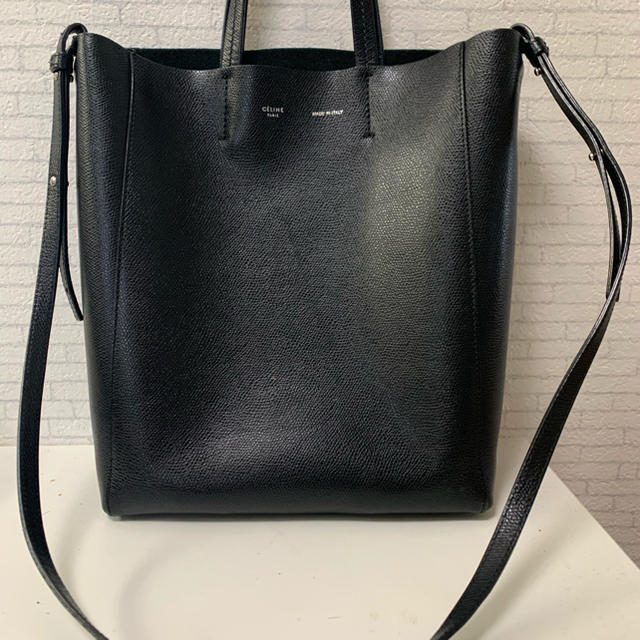 セリーヌ celine トートバッグ カバ スモール 旧ロゴ 黒