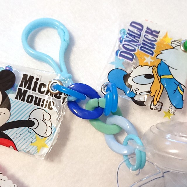 Disney(ディズニー)のブルー　青　ミッキーバルーン　風船　ハンドメイド　カプセルトイ　ディズニー エンタメ/ホビーのおもちゃ/ぬいぐるみ(キャラクターグッズ)の商品写真