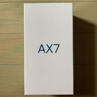 アンドロイド(ANDROID)の【新品未使用】OPPO AX7 ゴールド simフリー (スマートフォン本体)