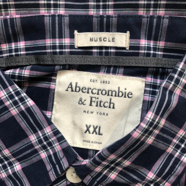 Abercrombie&Fitch(アバクロンビーアンドフィッチ)のお値下げしました。アバクロ　メンズシャツXXL メンズのトップス(シャツ)の商品写真