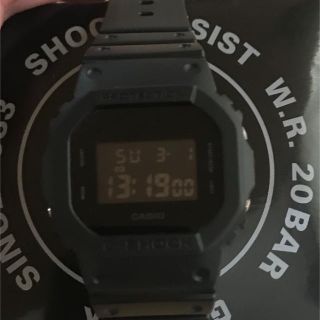 ジーショック(G-SHOCK)の極美品　CASIO G-SHOCK DW-5600BB-1ER ソリッドカラーズ(腕時計(デジタル))