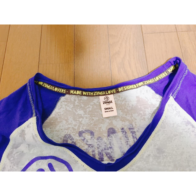 Zumba(ズンバ)の新品　未使用　ZUMBA 七部袖　T-シャツ　サイズS 最終値下げ レディースのトップス(Tシャツ(長袖/七分))の商品写真