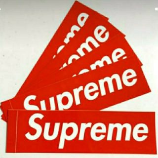 シュプリーム(Supreme)のSupreme Box Logo ステッカーシール レッド5枚セット(その他)