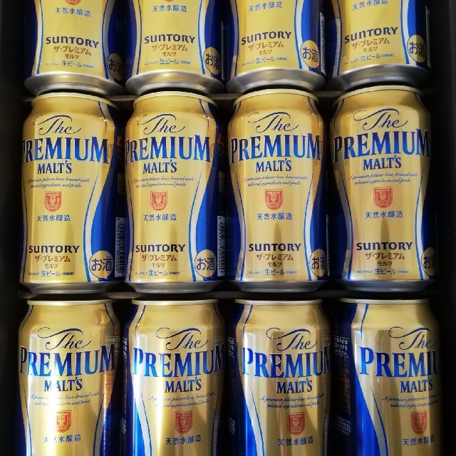 サントリー(サントリー)のプレミアムモルツ350ml×12缶 食品/飲料/酒の酒(ビール)の商品写真