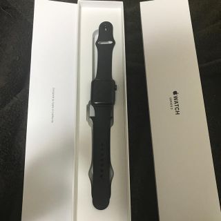 アップルウォッチ(Apple Watch)のapple watch series3 シリーズ3(腕時計(デジタル))