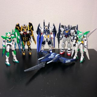 BANDAI - 【ガンプラ】ガンダムビルドファイターズ系HG5+1機セットの