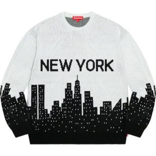 シュプリーム(Supreme)のsupreme new york sweater white XL(ニット/セーター)