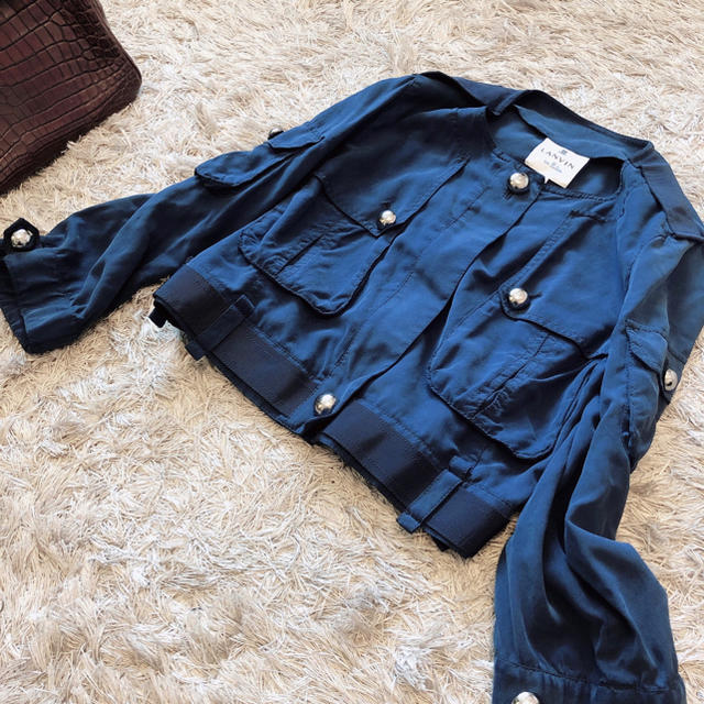 LANVIN en Bleu - 極美品 ランバンオンブルー ジャケット トップス 38の通販 by ☆☆☆'s shop｜ランバンオンブルー