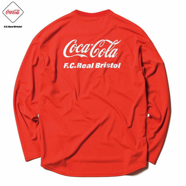 XL FCRB 20SS COCA-COLA L/S TOUR TEE RED - Tシャツ/カットソー(七分 ...