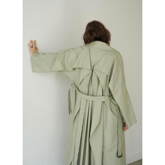 BACK FRILL SLEEVE TRENCH COAT / MINT(2)の通販 by KIRIN|ラクマ