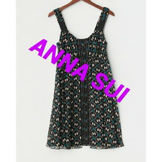 アナスイ(ANNA SUI)の■新品■ANNA SUI ラメドットバタフライ柄ドレス アナスイ ワンピース(ひざ丈ワンピース)