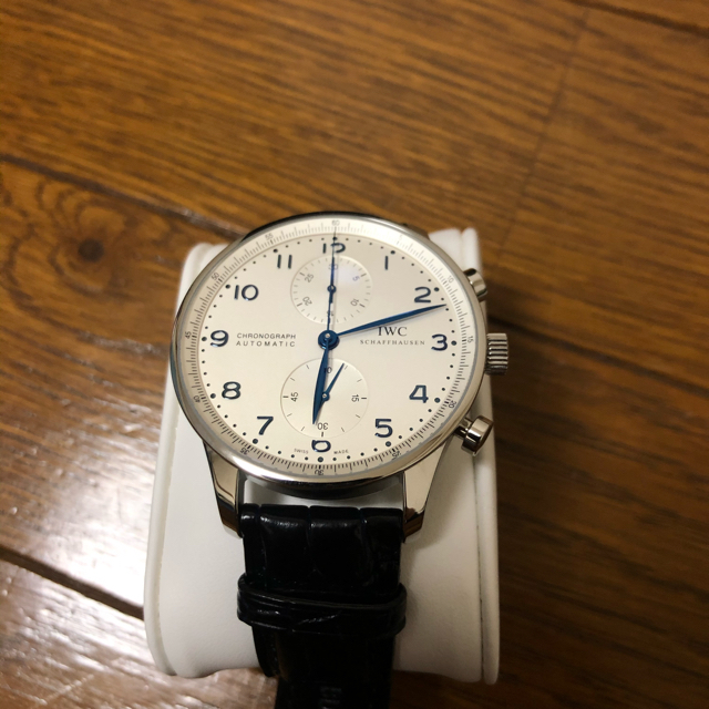 IWC ポルトギーゼ クロノグラフ  青針  IW371446