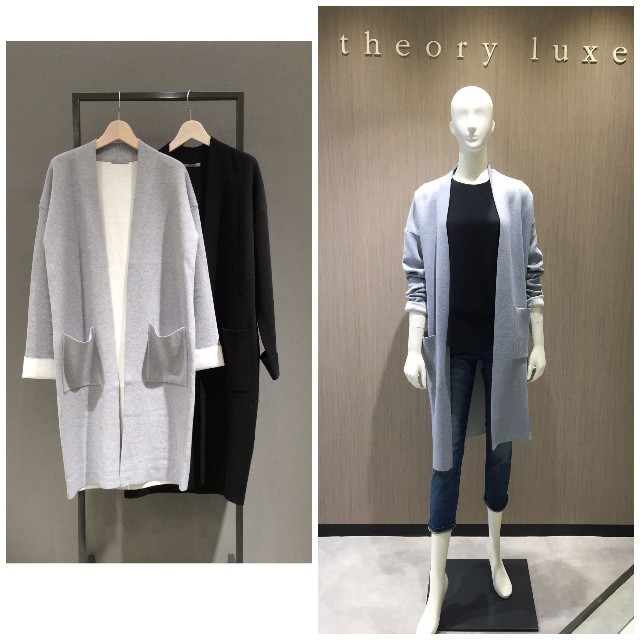 Theory luxe(セオリーリュクス)のtheory luxe☆ロングカーディガン コーディガン レディースのジャケット/アウター(ニットコート)の商品写真