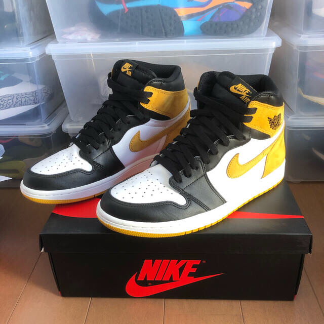 NIKE(ナイキ)のAIR JORDAN 1 RETRO HIGH OG YELLOW OCHRE メンズの靴/シューズ(スニーカー)の商品写真