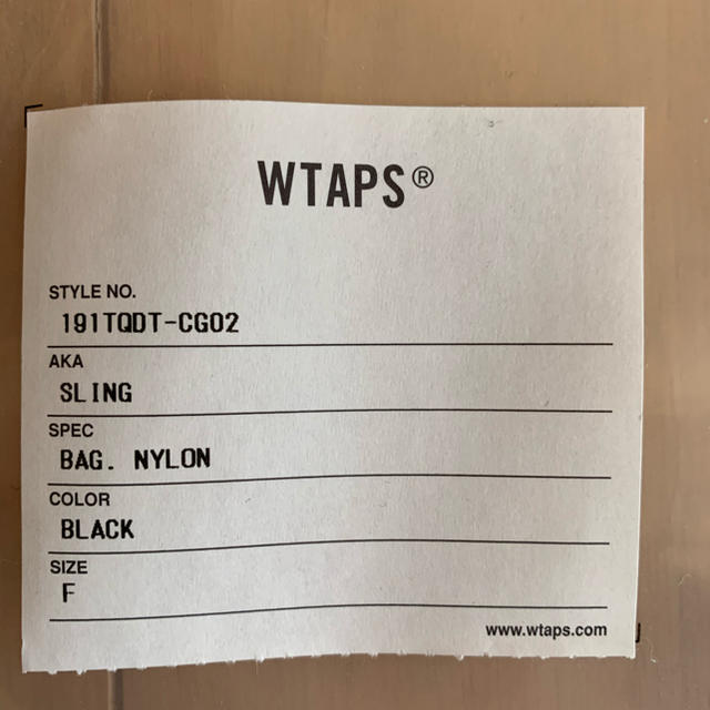 W)taps(ダブルタップス)のWTAPS SLING/BAG.NYLON メンズのバッグ(ショルダーバッグ)の商品写真