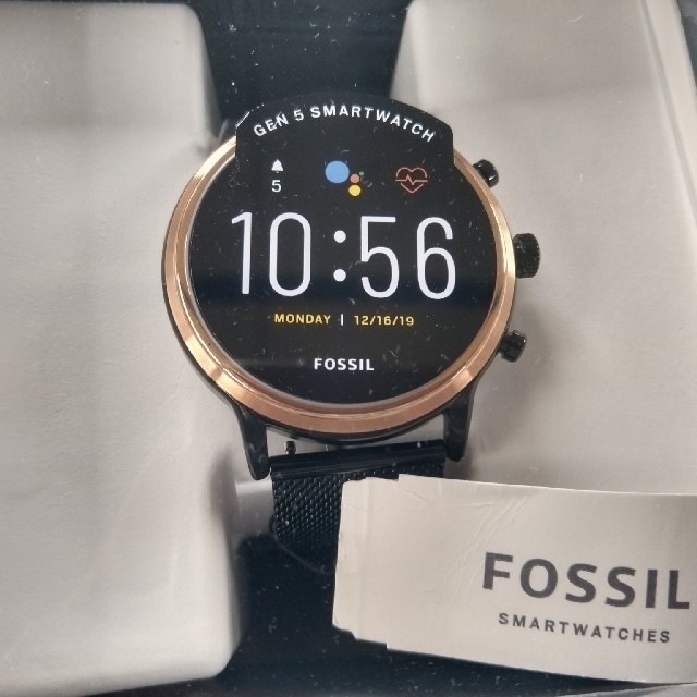 FOSSIL(フォッシル)の専用FOSSIL G5 スマートウォッチ  ブラック FTW6036 スマホ/家電/カメラのスマホ/家電/カメラ その他(その他)の商品写真