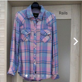 ローズバッド(ROSE BUD)の【Rails】レイルズチェックシャツ(シャツ/ブラウス(長袖/七分))