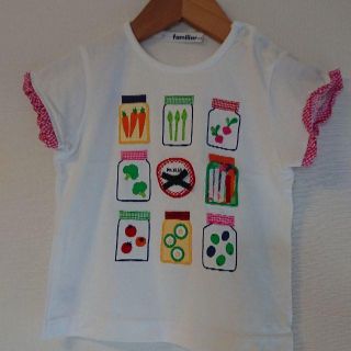 ファミリア(familiar)の専用【100】２点セット♪ファミリア シャツ(Tシャツ/カットソー)