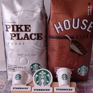 スターバックスコーヒー(Starbucks Coffee)のスターバックス コーヒー豆(２個セット)おまけ付き(コーヒー)