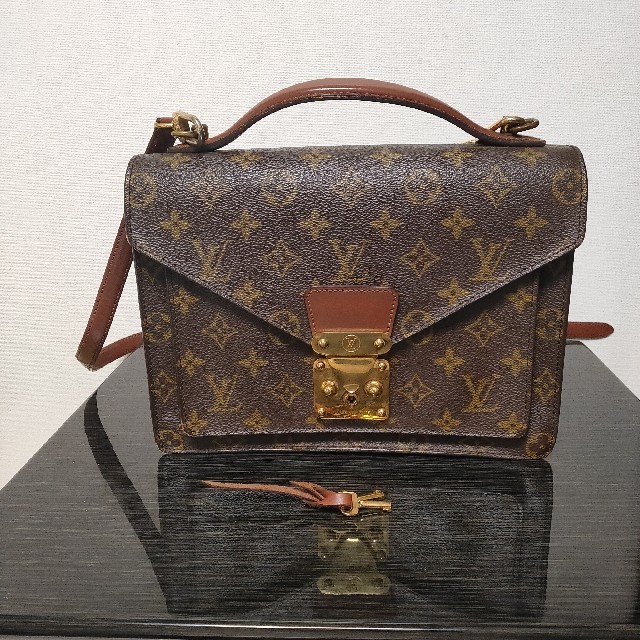 Louis Vuitton ルイヴィトン モンソー ハンドバッグ