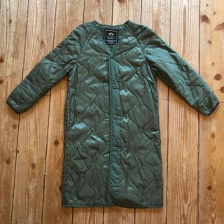 アルファインダストリーズ(ALPHA INDUSTRIES)のキルティングライナーコート ⁂(ロングコート)