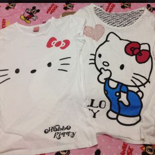 キティちゃん 半袖T、長袖Tセット♡(Tシャツ(長袖/七分))