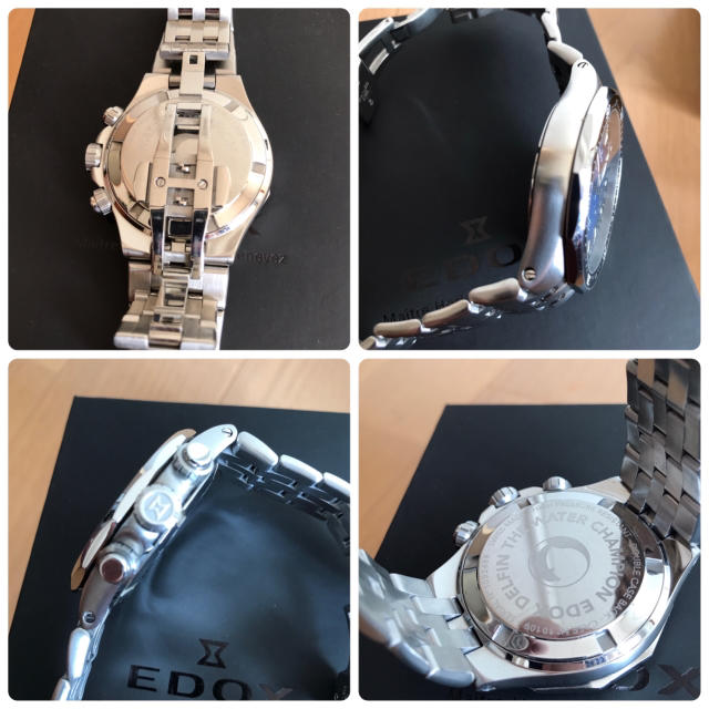 EDOX(エドックス)のエドックス EDOX デルフィン オリジナル クロノグラフ中古 状態良好 メンズの時計(腕時計(アナログ))の商品写真