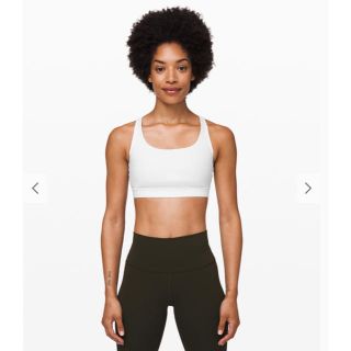 ルルレモン(lululemon)のlululemon Energy Bra ホワイト8(ヨガ)