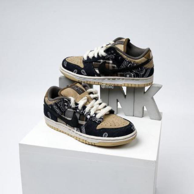 28.5cm nike sb dunk トラビス