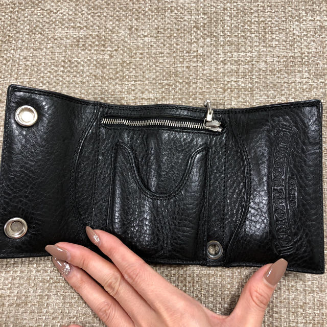 Chrome Hearts - クロムハーツ 三つ折り財布 正規品の通販 by Y's shop Chrome Hearts - クロムハーツ 三つ折り財布 正規品の通販 by Y's shop