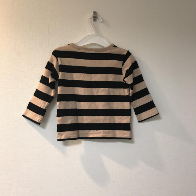 MARKEY'S(マーキーズ)の美品　Ocean＆Ground ボーダー ロンT　80 キッズ/ベビー/マタニティのベビー服(~85cm)(Ｔシャツ)の商品写真