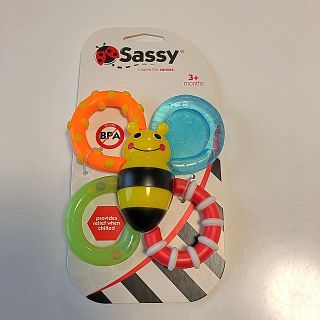 サッシー(Sassy)のsassy☆歯固めラトル(がらがら/ラトル)