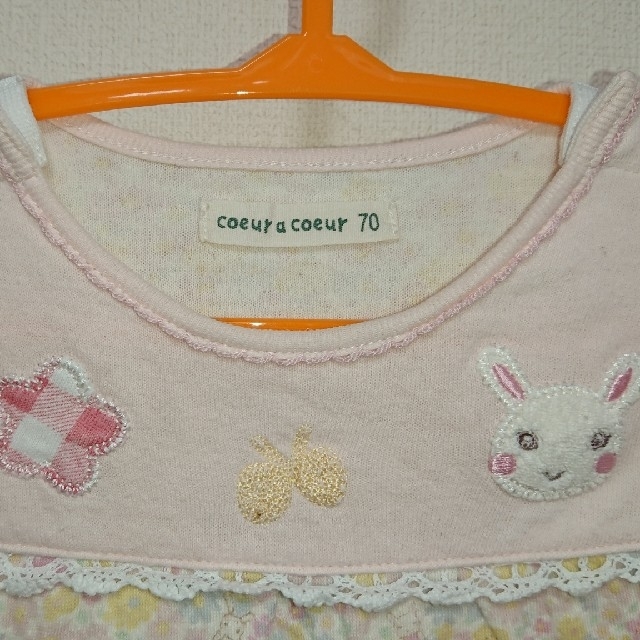 coeur a coeur(クーラクール)のmarchさん専用★クーラクール トップス 70  ２着セット キッズ/ベビー/マタニティのベビー服(~85cm)(シャツ/カットソー)の商品写真