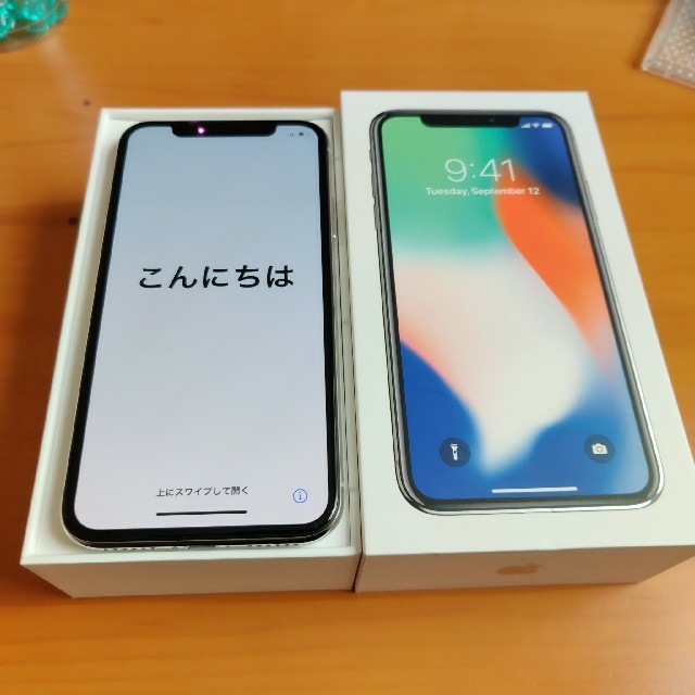 SIMフリー　iPhone X 64GB Docomoスマートフォン/携帯電話