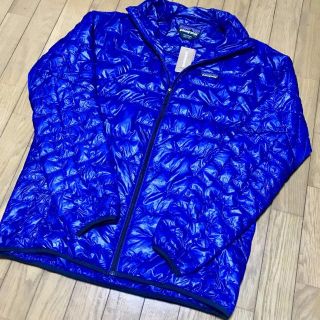 パタゴニア(patagonia)の入手困難カラー★パタゴニア★マイクロパフジャケット 新品 サイズL ブルー(ダウンジャケット)