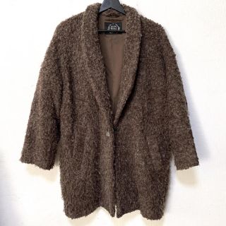 ゴア(goa)のgoa ブークレWOOL ショールカラーコート(チェスターコート)