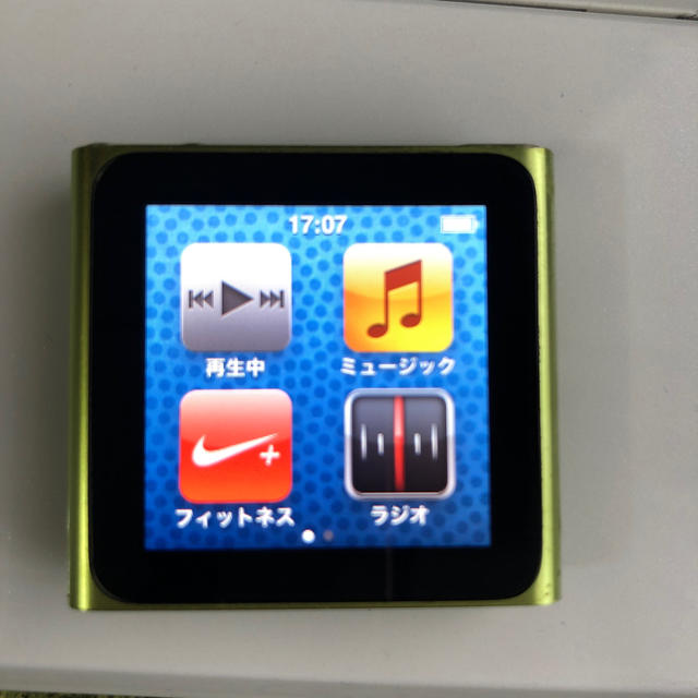 Apple(アップル)のiPod nano 第6世代　８GB スマホ/家電/カメラのオーディオ機器(ポータブルプレーヤー)の商品写真